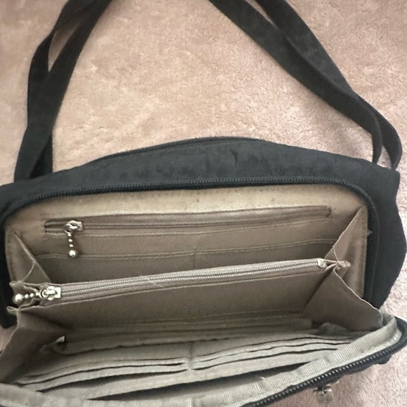 Baggallini purse black and leopard print - Picture 4 of 4